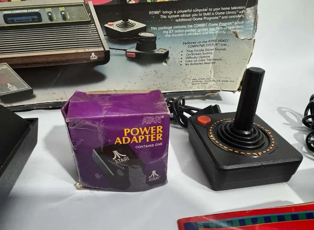 Vintage Atari 2600 Video Computer System with Original Box